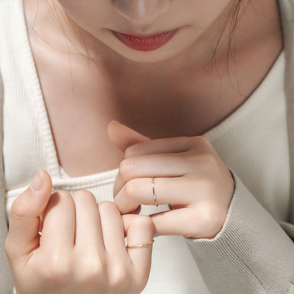 L&Co.(エルアンドコー)】 リング｜K10 レイヤード リング （20-3715