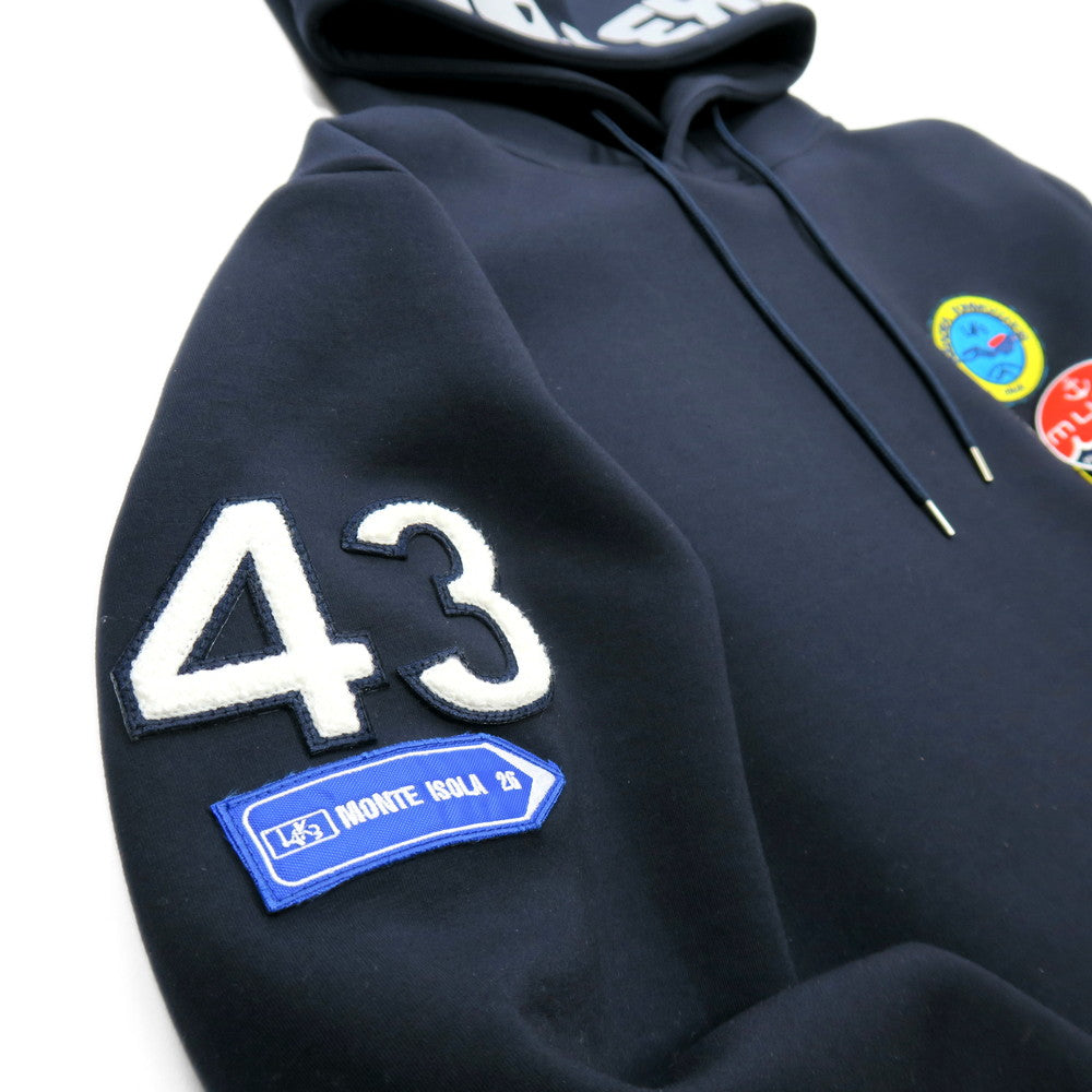 L4K3 × muta Light Bonding hoodie (43/NAVY) – l4k3.jp