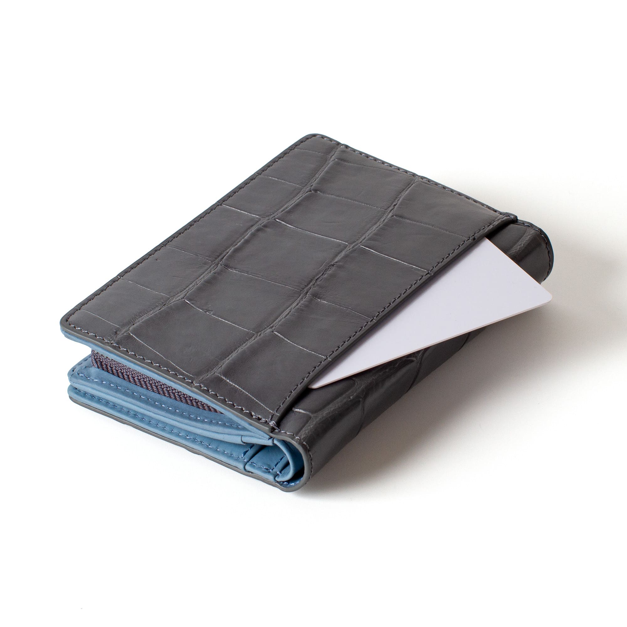 公式】 レザークラフトカンパニー ミドルウォレット Sebek ワニ革