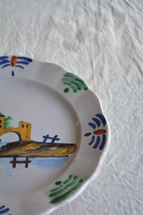 1800年代 ムスティエ アンティークプレート | La. YHA