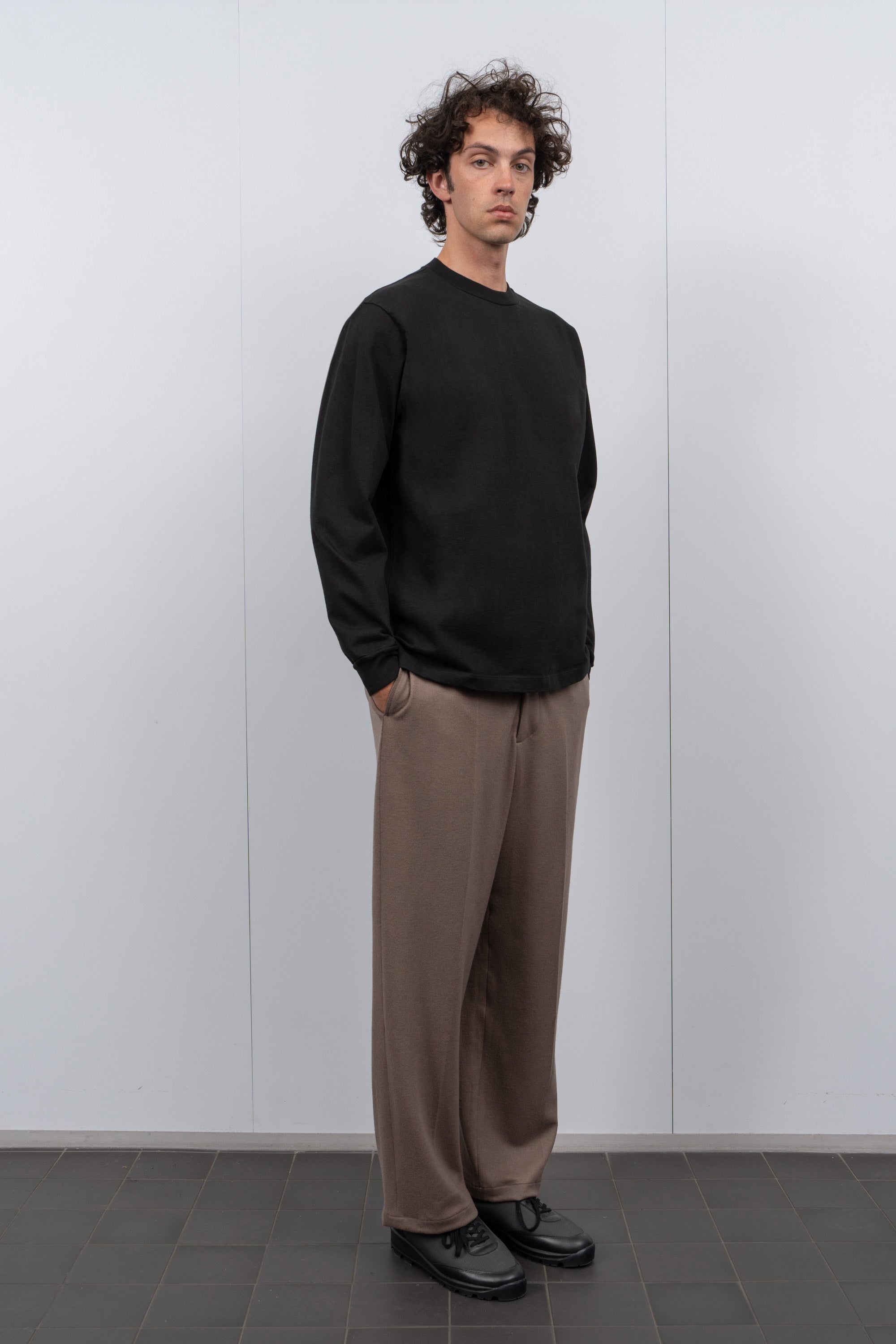 L/S RUGBY T-SHIRT - BLACK – LADY WHITE CO.