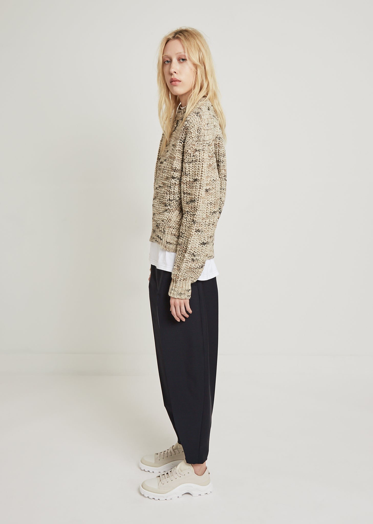 Zora Multicolor Yarn Sweater by Acne Studios- La Garçonne