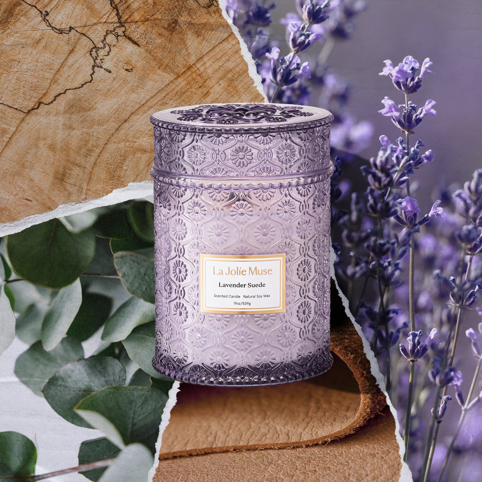 Maelyn - Lavender Suede 19oz Candle – LA JOLIE MUSE