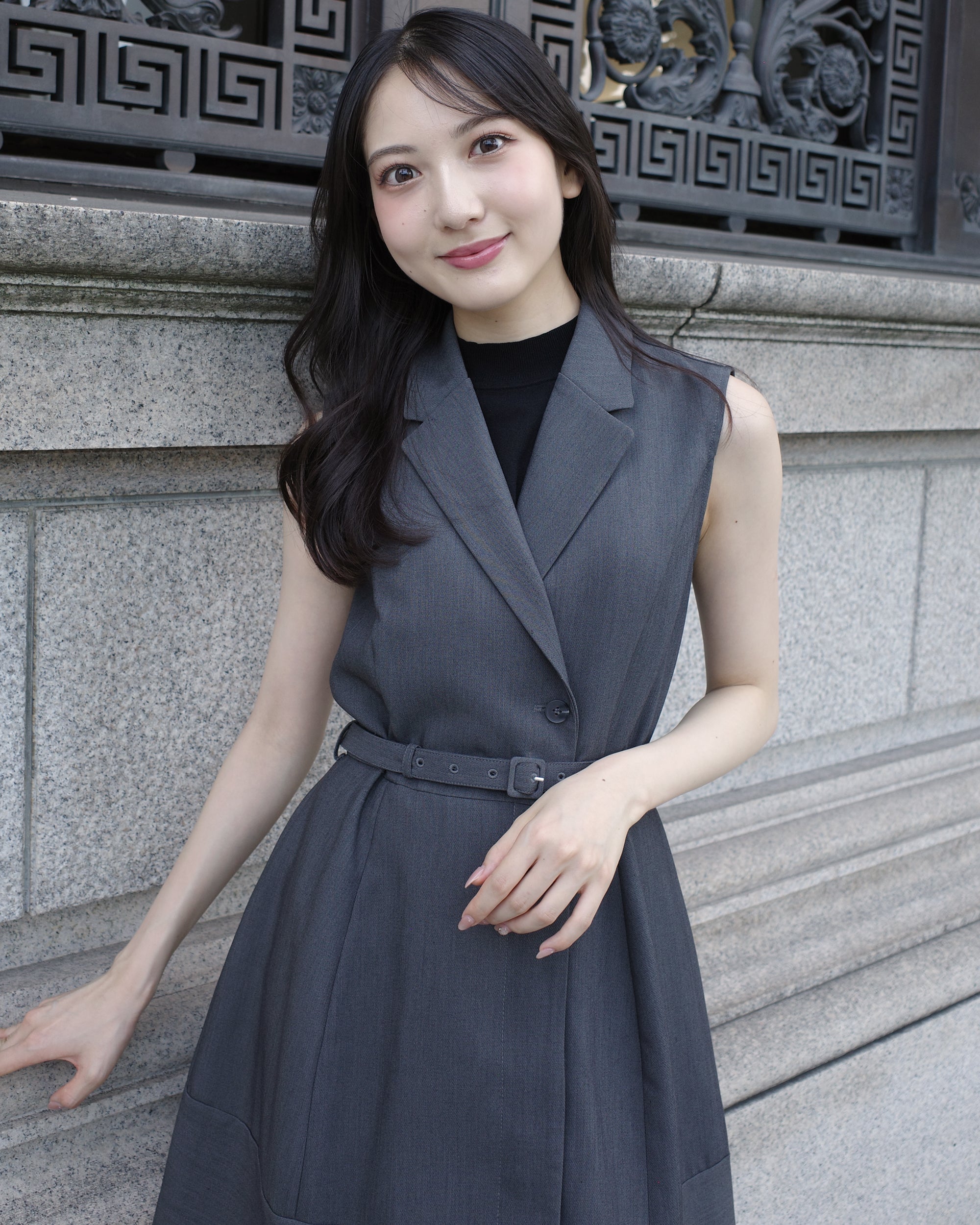 40%OFF】ノースリーブトレンチミニワンピース – La lune