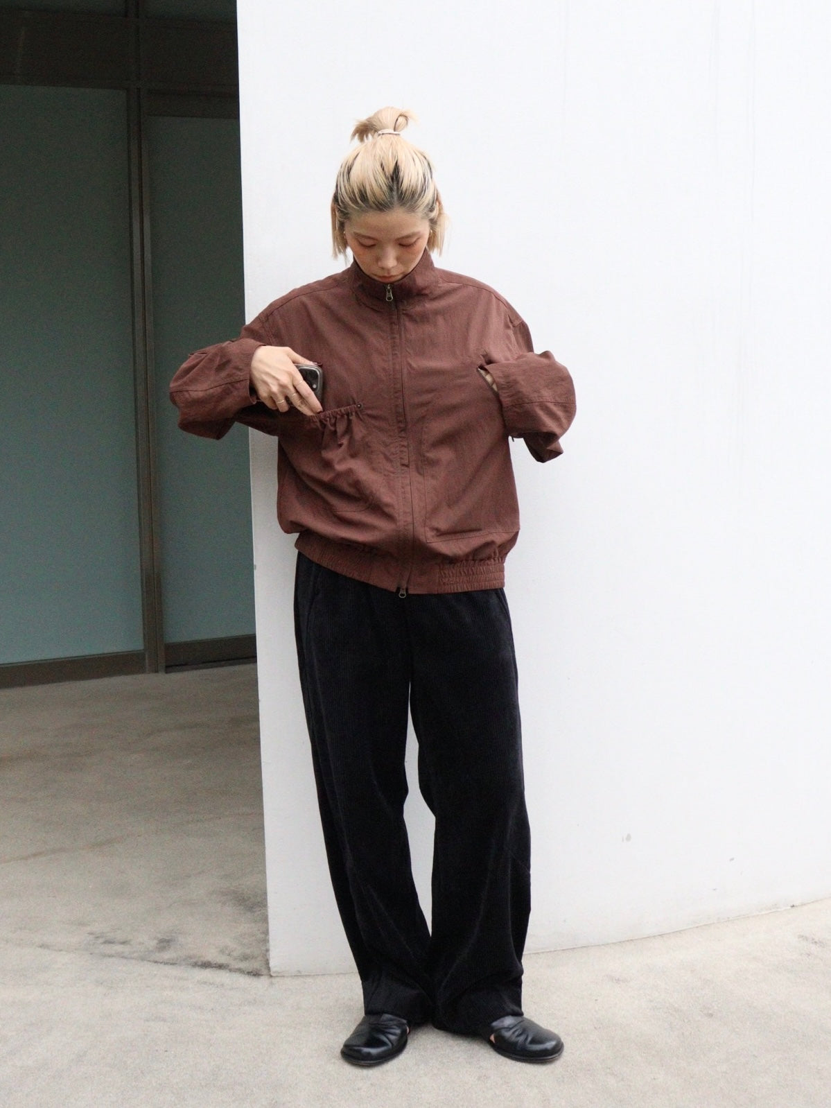 antipilling knit pants – LA PEAU DE GEM