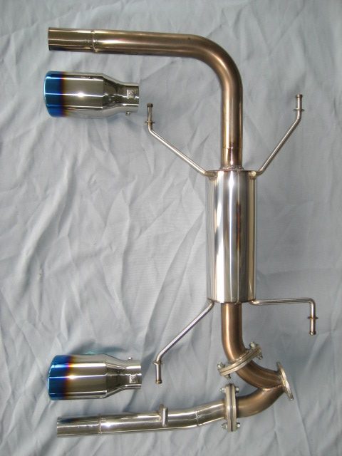 JWRC CUSTOM EURO RACER'S タイプ1 左右W出しマフラー タイコ付 SUZUKI