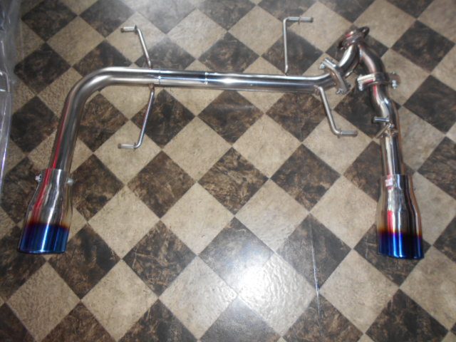 JWRC CUSTOM EURO RACER'S タイプ1 左右W出しストレートリヤマフラー