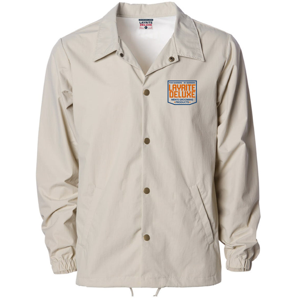 Rubber Stamp- Khaki Coach Jacket – Layrite