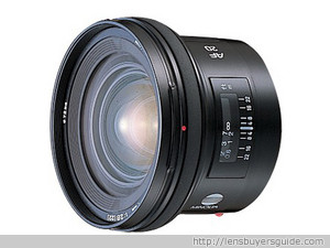 Minolta AF 20mm f/2.8 lens reviews, specification, accessories