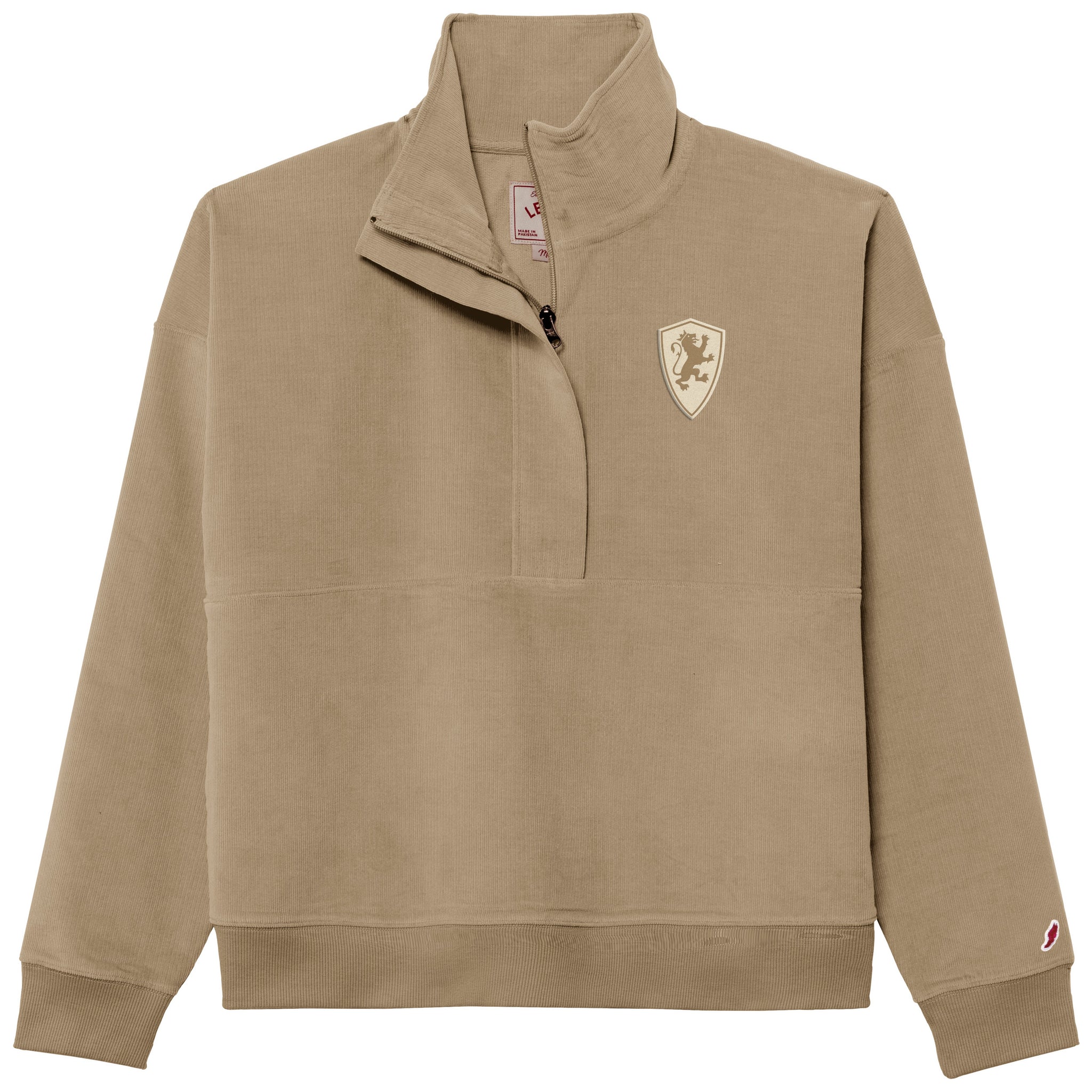 Corded Women's Shield Half Zip - Flagler's Legacy