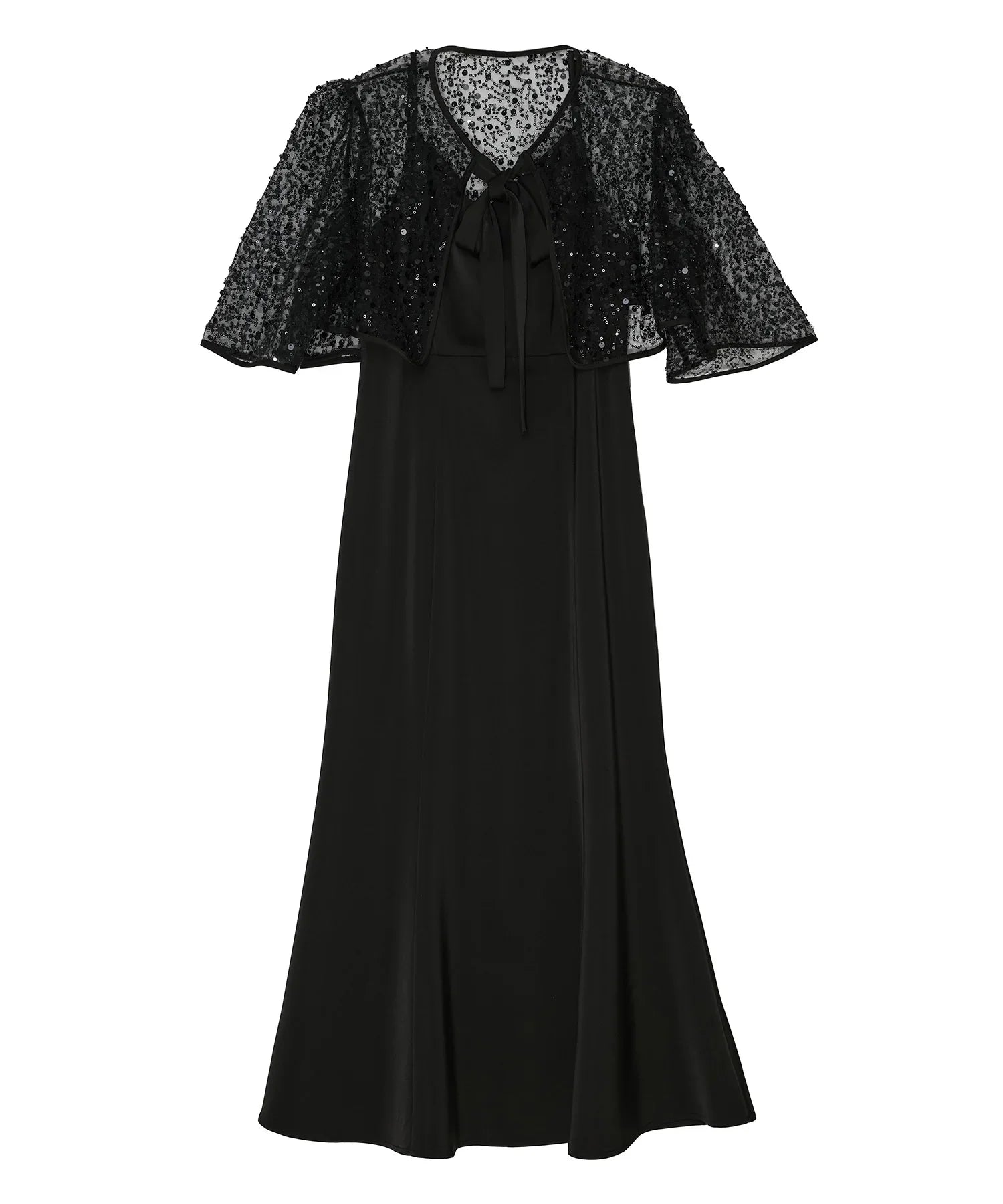 当日発送】スパンコールビジューボレロマーメイドワンピースドレス