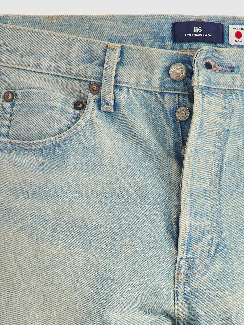 BLUETAB™ 1980's 501® ORIGINAL ジーンズ ライトインディゴ MADE IN