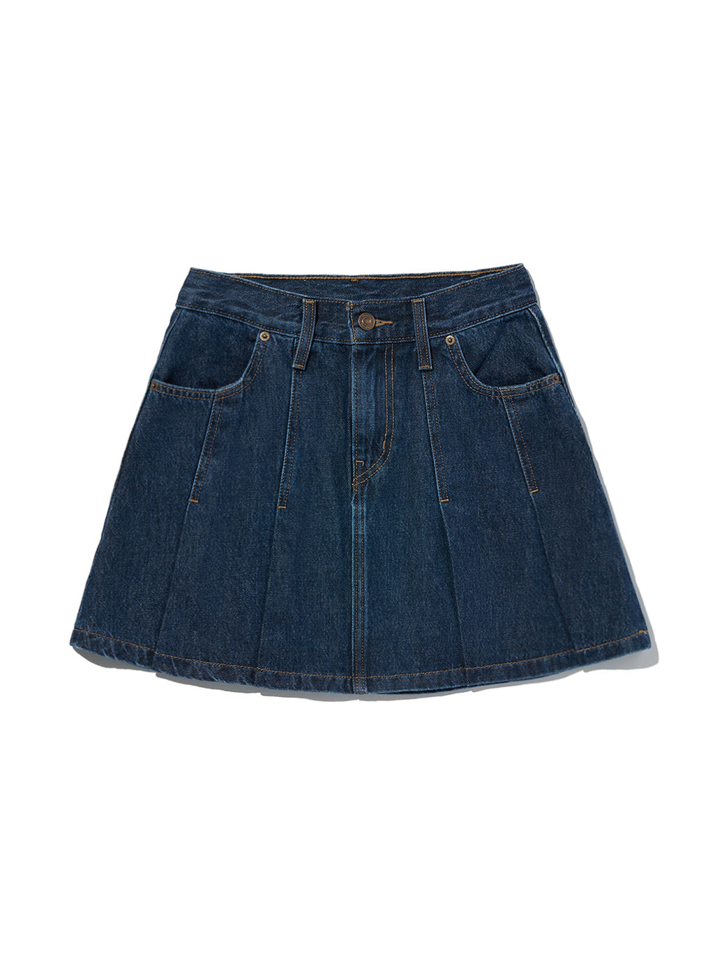 PLEATED ミニスカート ダークインディゴ – リーバイス®公式オンライン