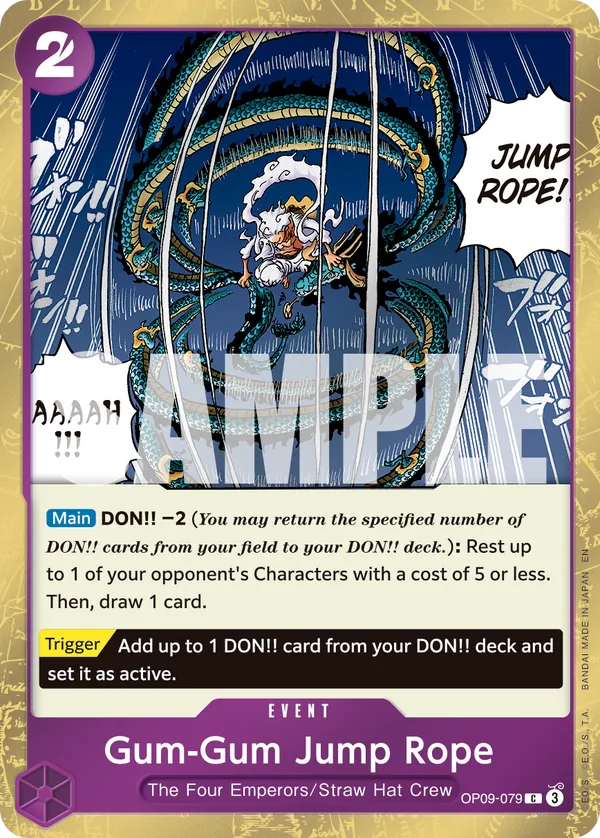 Gum-Gum Jump Rope (OP09-079) • One Piece Card The Best Vol.2