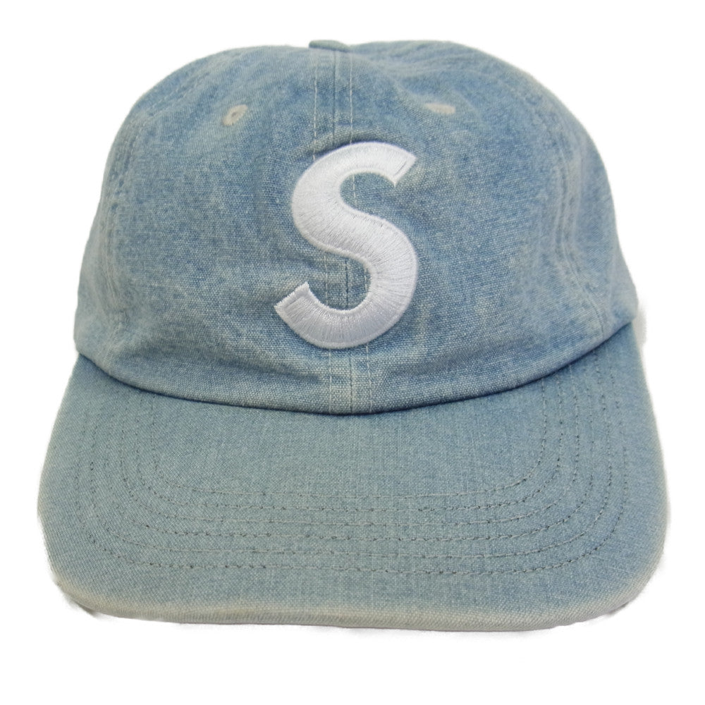 Supreme シュプリーム 18SS Washed Chambray S Logo 6-Panel