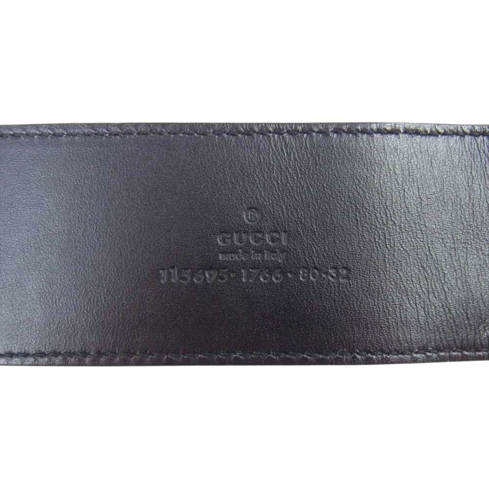 GUCCI グッチ 115695 オールド ヴィンテージ レザー バックル ベルト