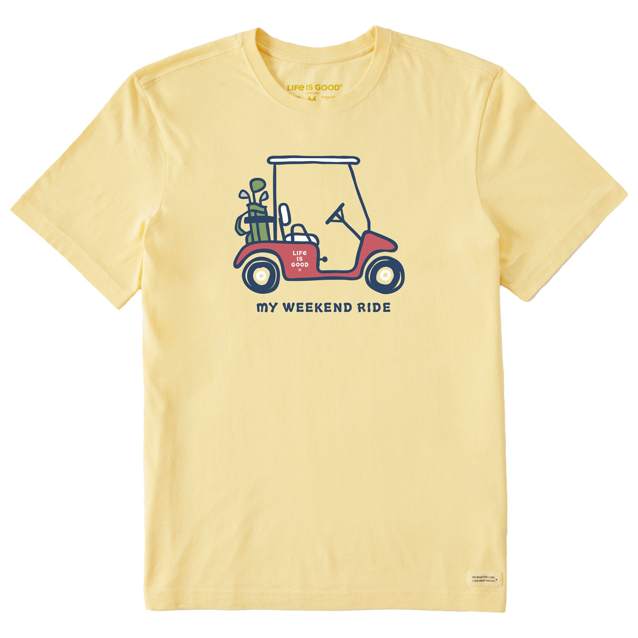 Men's My Weekend Ride Golf Cart Short Sleeve Crusher Tee | Shop
