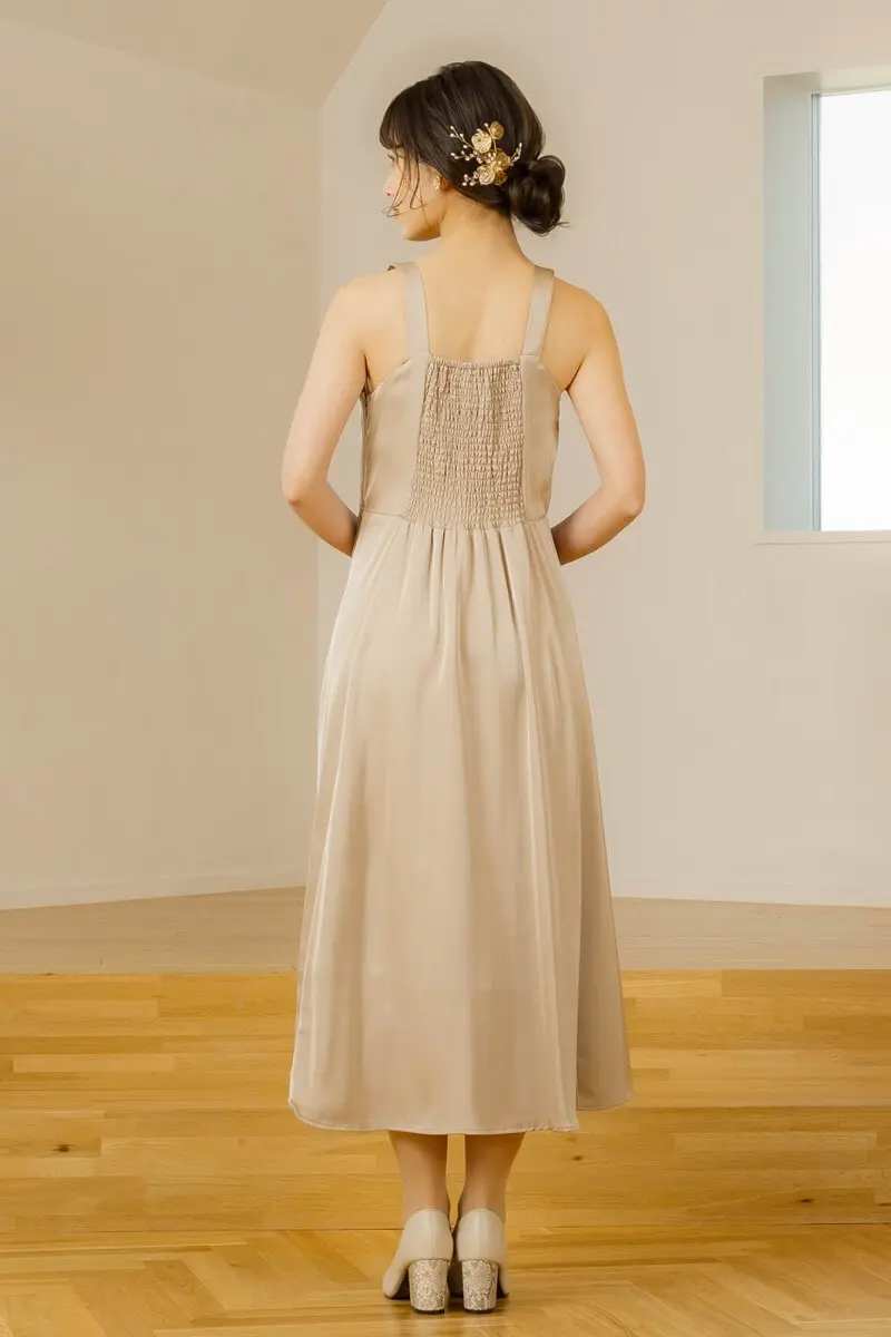 ブルーのラッセルレースパイピングドレス | Dorry doll | M | 結婚式