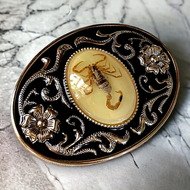 Glow in the Dark Scorpion Belt Buckle | Lisa Lassi