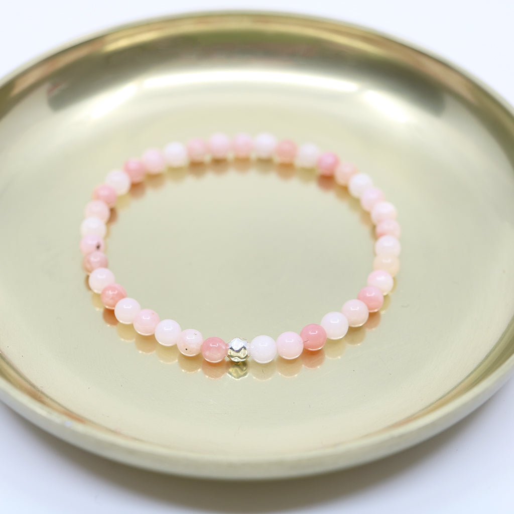 Dainty Rebalance Bracelet | Pink Opal - Lisa Maxwell