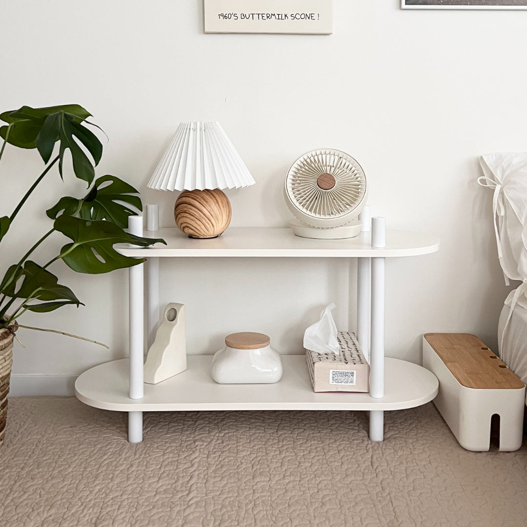 ホワイトラウンドラック｜棚 おしゃれ – Little Rooms