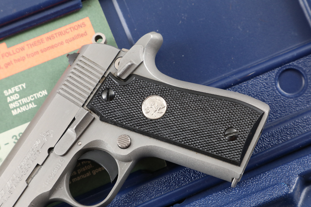 Colt MK IV Series 80 Mustang Plus II .380 Auto 1992 Stainless, Box