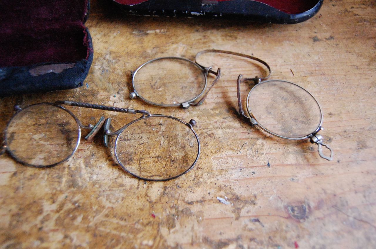 フランス アンティーク フィンチ眼鏡 鼻眼鏡 : d o d o