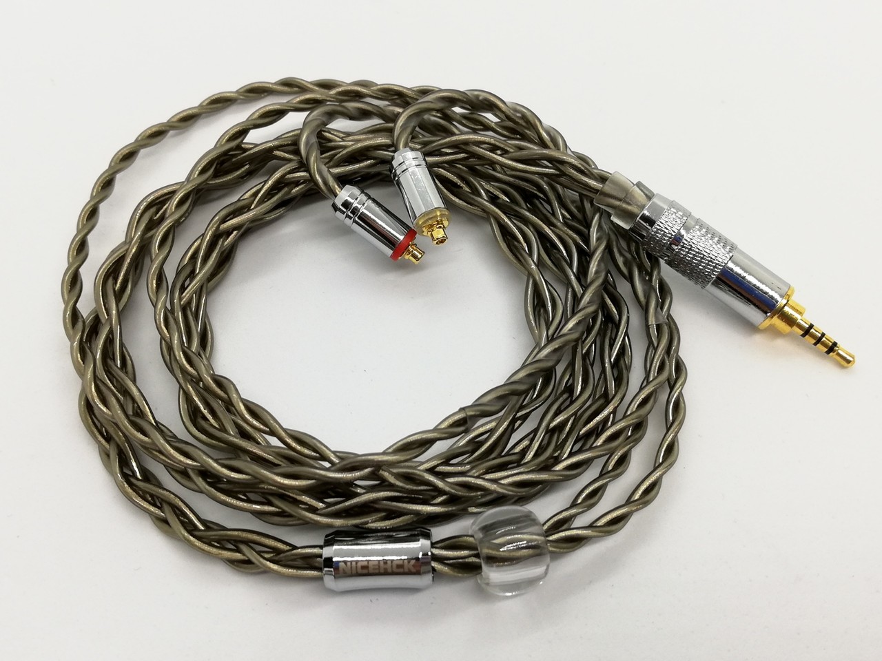 NICEHCK DJY3」 高純度銀メッキ単結晶銅（7N OCC）ケーブル