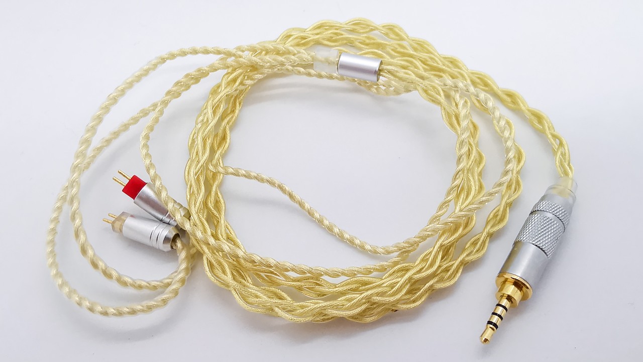 Linsoul 7N OCC単結晶銅 銀メッキ線 ケーブル」中高域を明瞭に変化