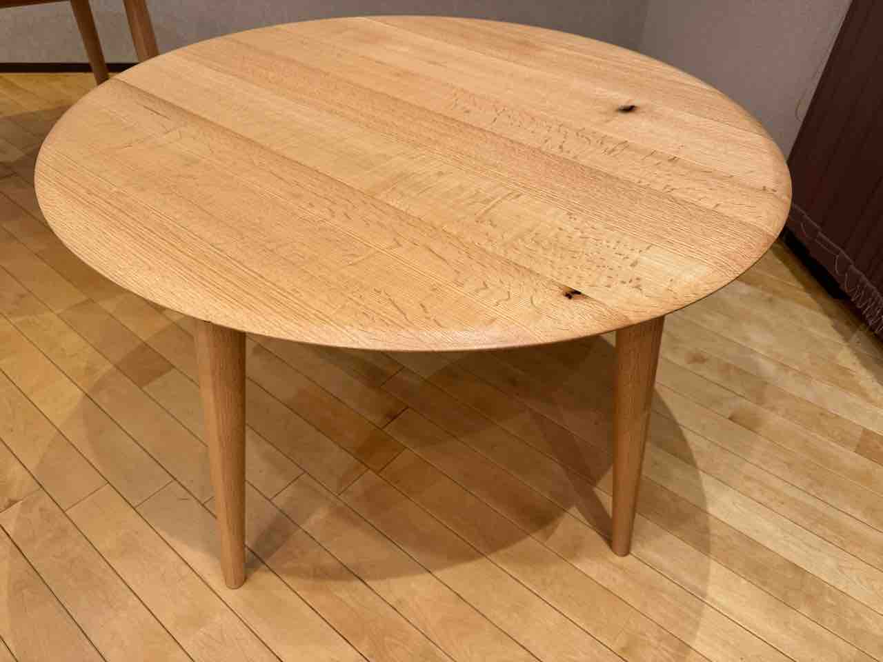 柏木工・PROTEAオーダーテーブル・ラウンド天板・むくり面 : 住賓館