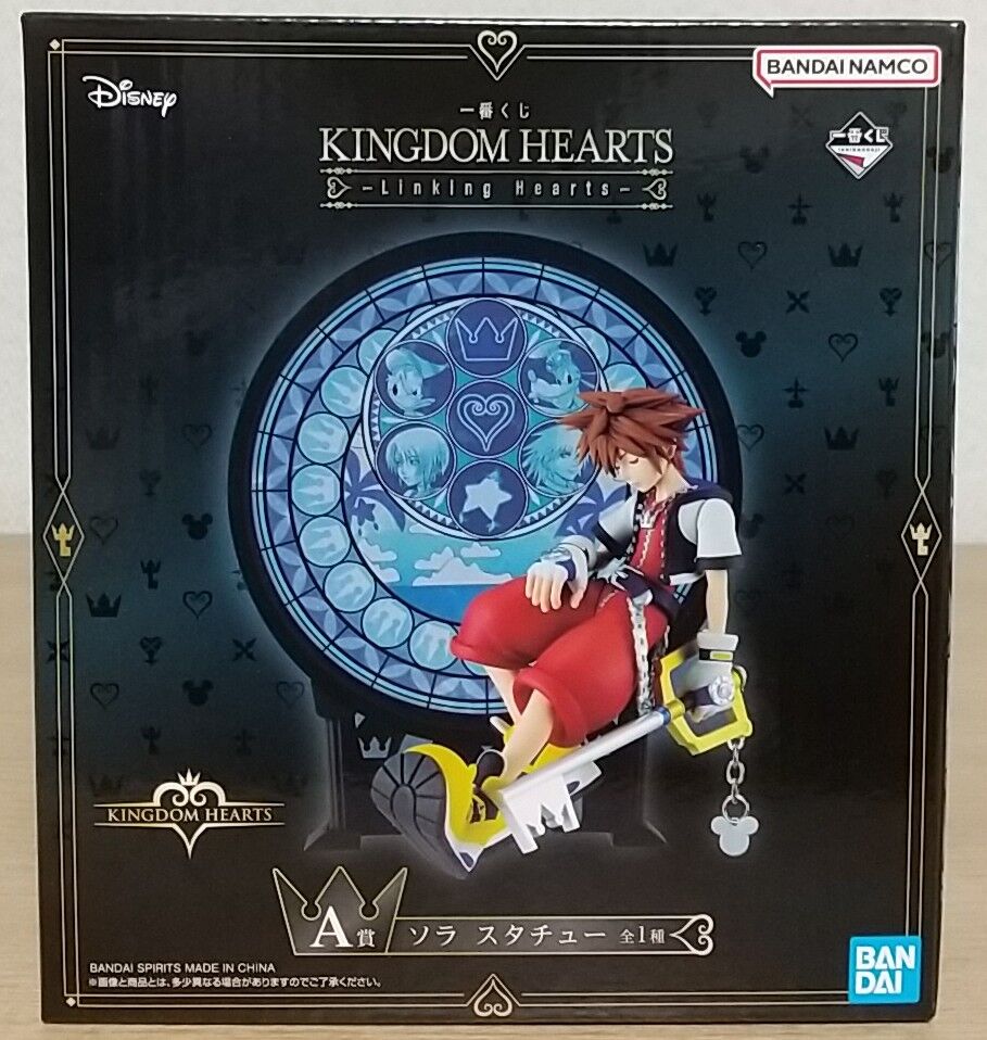 ステンドグラス風の背景パーツ付き】一番くじ KINGDOM HEARTS -Linking