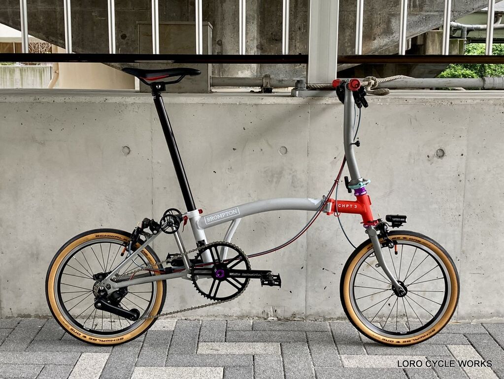 BROMPTON CHPT3 V4 モデルをカスタムさせて頂きました！ : LORO CYCLE