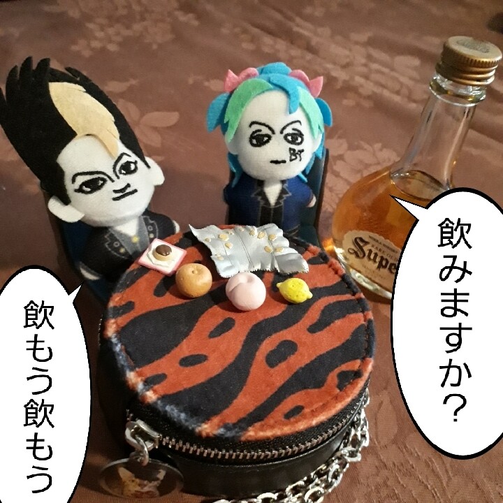 BUCK-TICKランダムぬいぐるみバッチが可愛いから家にあるものを駆使し