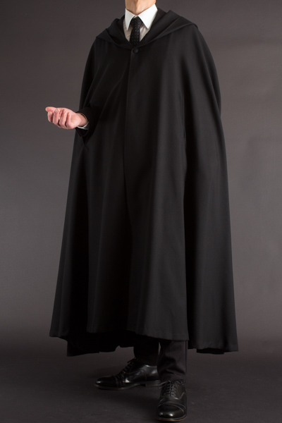 フード付きロングマント 着丈130【ロングコート・マント販売 uenoya