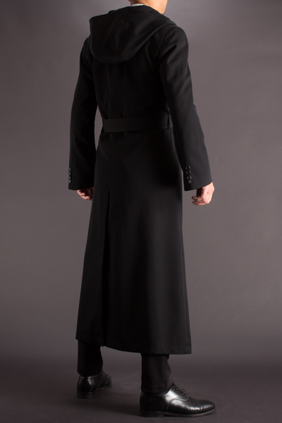 フード付き ロングコート ジップアップ 135｜着丈135㎝｜東京上野