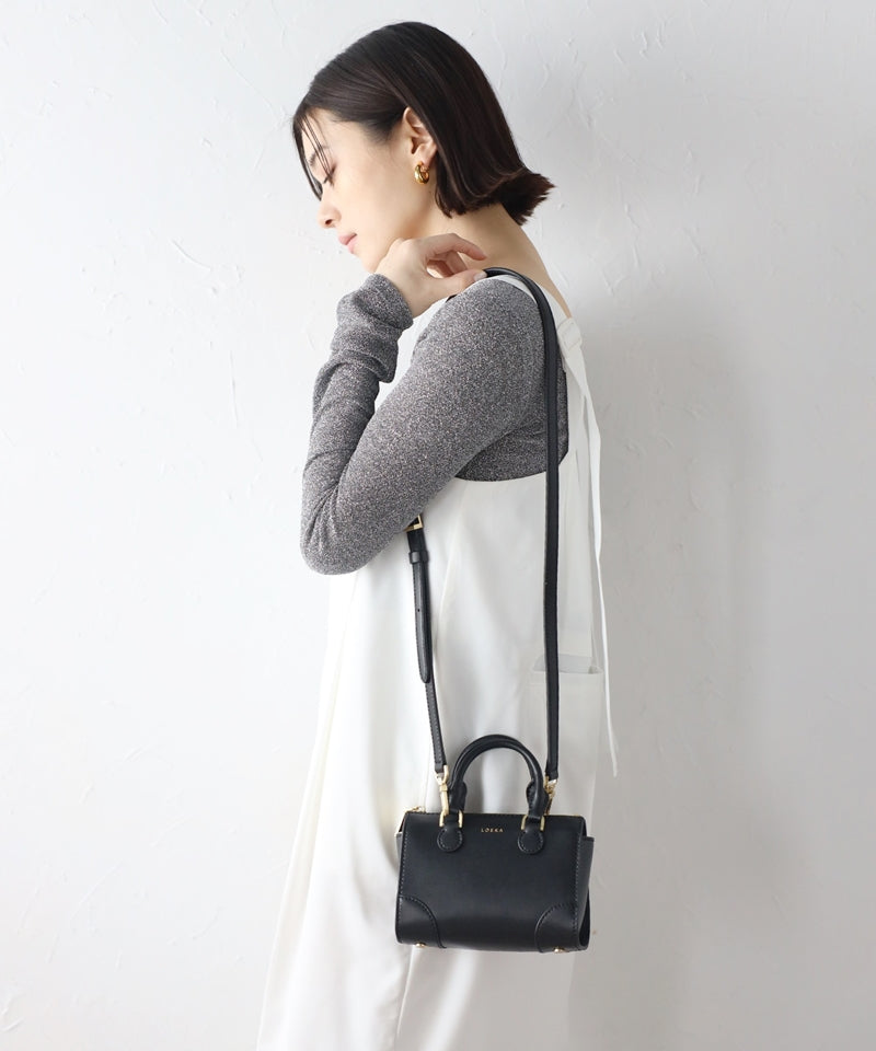 本革2WAYミニボストン ショルダーバッグ – LOEKA