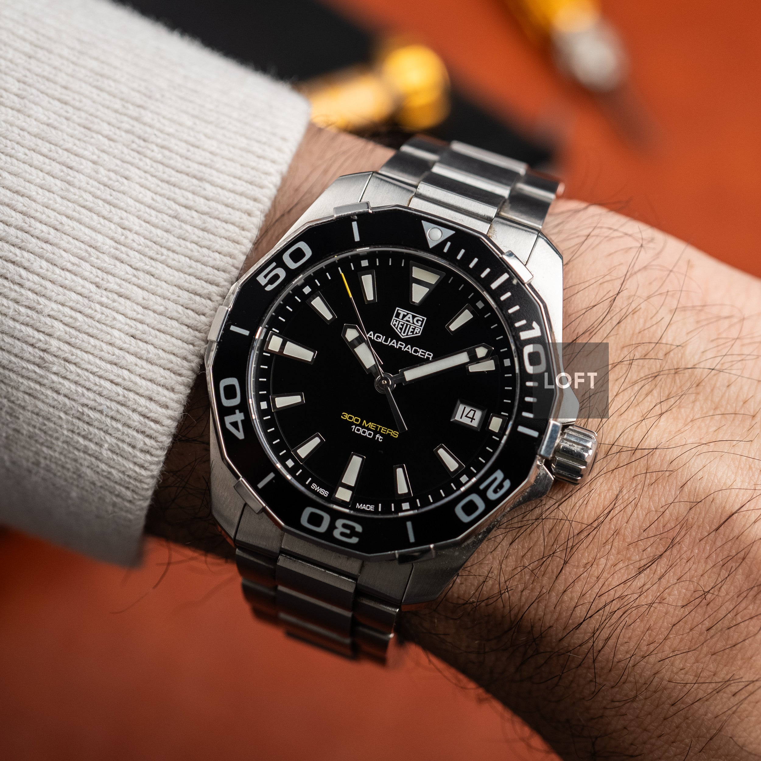 TAG Heuer Aquaracer 300M Quartz Date Black Dial 41 mm – LOFT