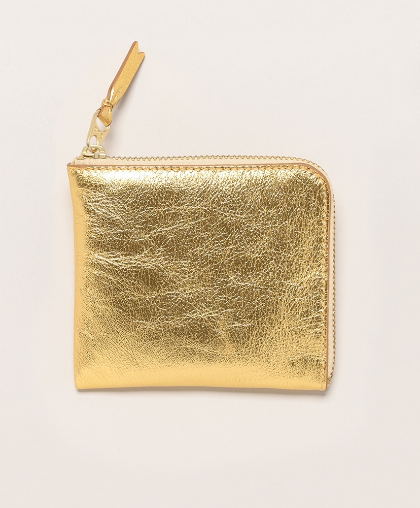 8Z-B031-051 - L字型Zip Wallet(ONE Gold/ゴールド): Wallet COMME des