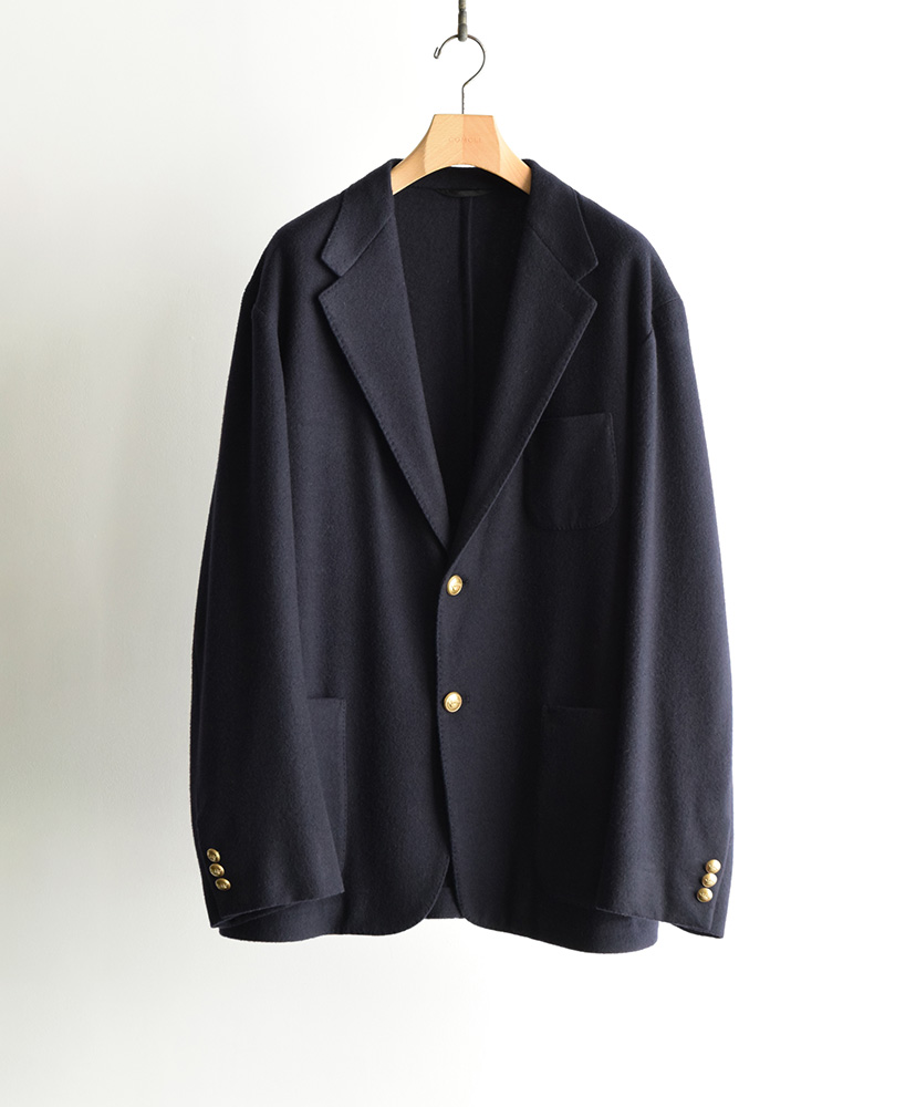 カシミヤ ネイビーブレザー(2(MEN) Navy/ネイビー): COMOLI