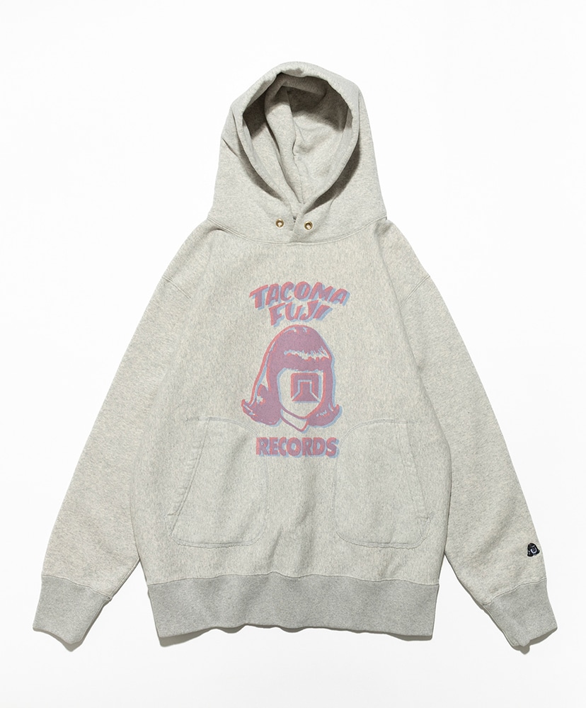 TACOMA FUJI RECORDS LOGO Hoodie(L(MEN) Oatmeal/オートミール