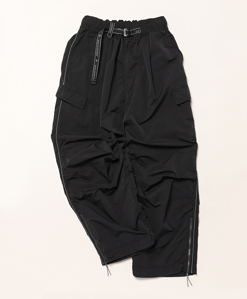 ROA Garment Dye Nylon Pants(L(MEN) Black/ブラック): and wander