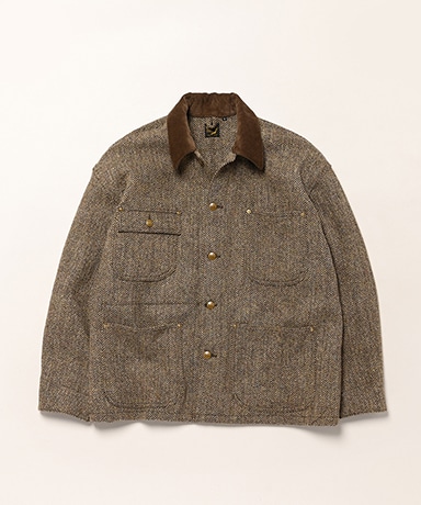 Harris Tweed Relax Fit Coverall(1(MEN) Khaki/カーキ): orSlow