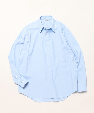 Washed Finx Twill Shirt(3(MEN) Light Blue/ライトブルー): AURALEE