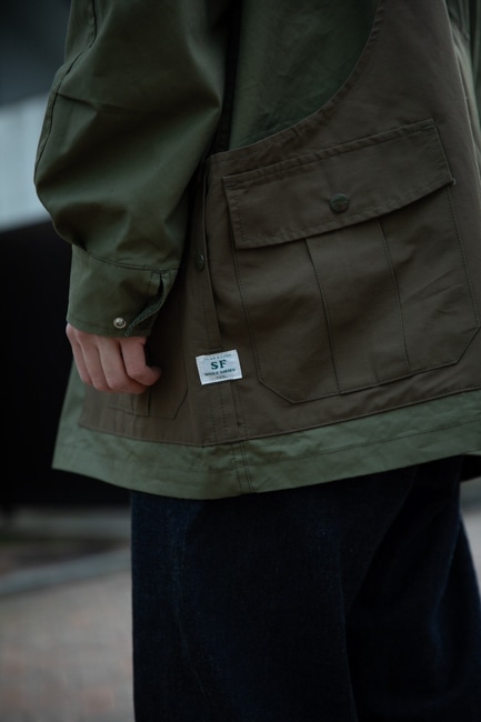 SASSFRAS[ササフラス] Botanical Scout Tube Coat - C/N Oxford