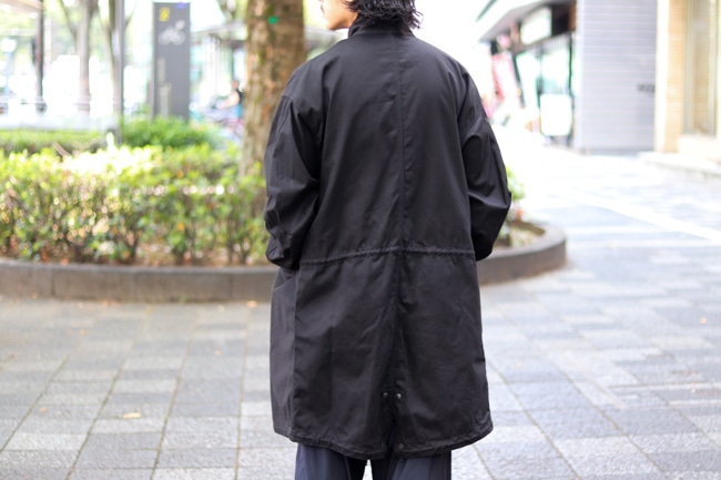 コムデギャルソンオム AD2015 モッズコート 黒 フード ロング丈 L