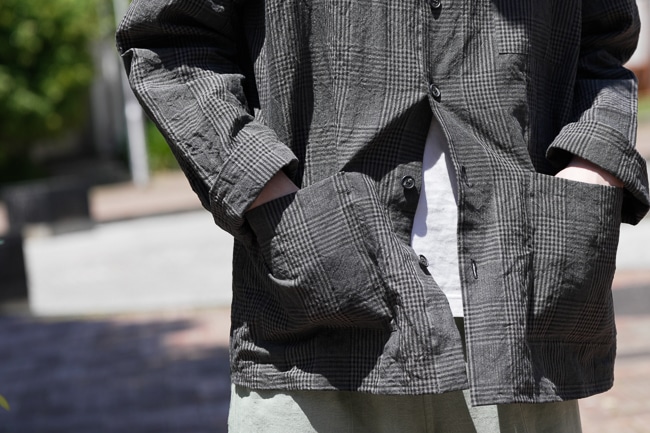 Bergfabel [ バーグファベル ] 2024SS チロリアンチェックWORKER SHIRTS