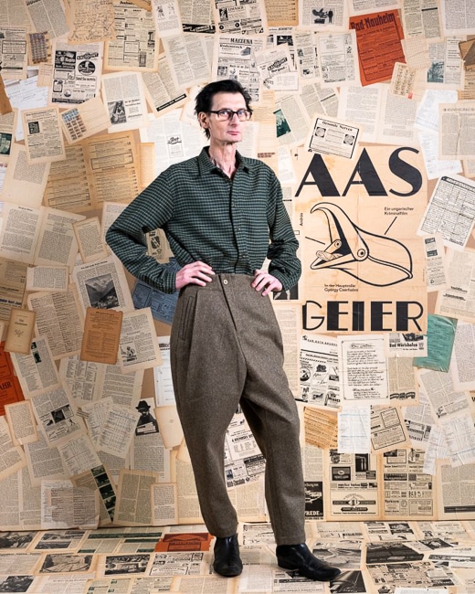 FRANK LEDER [ フランクリーダー ] 40's SPECIAL VINTAGE WOOL SHIRT