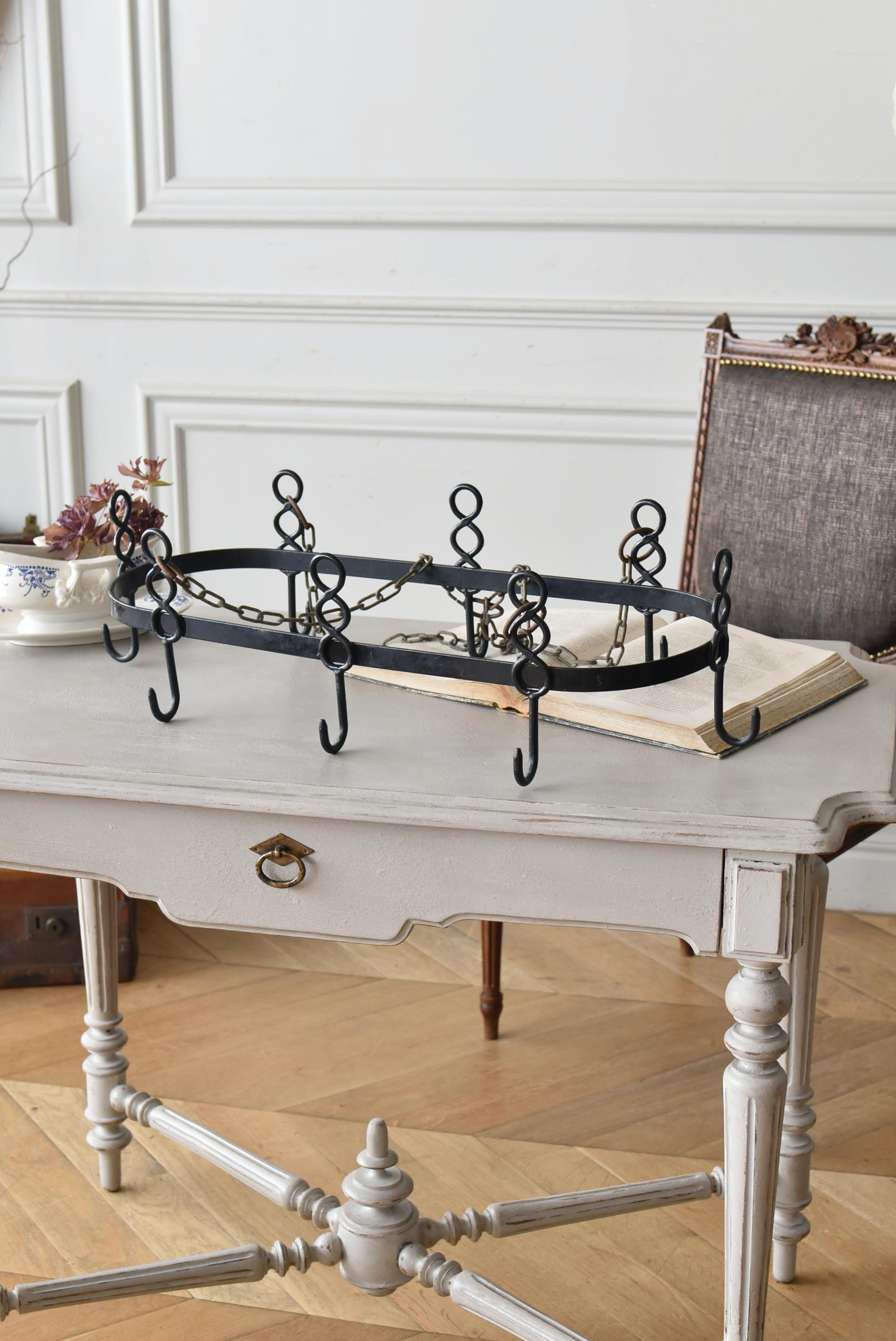 フランスアンティーク雑貨 ハンギングフック アイアンフック