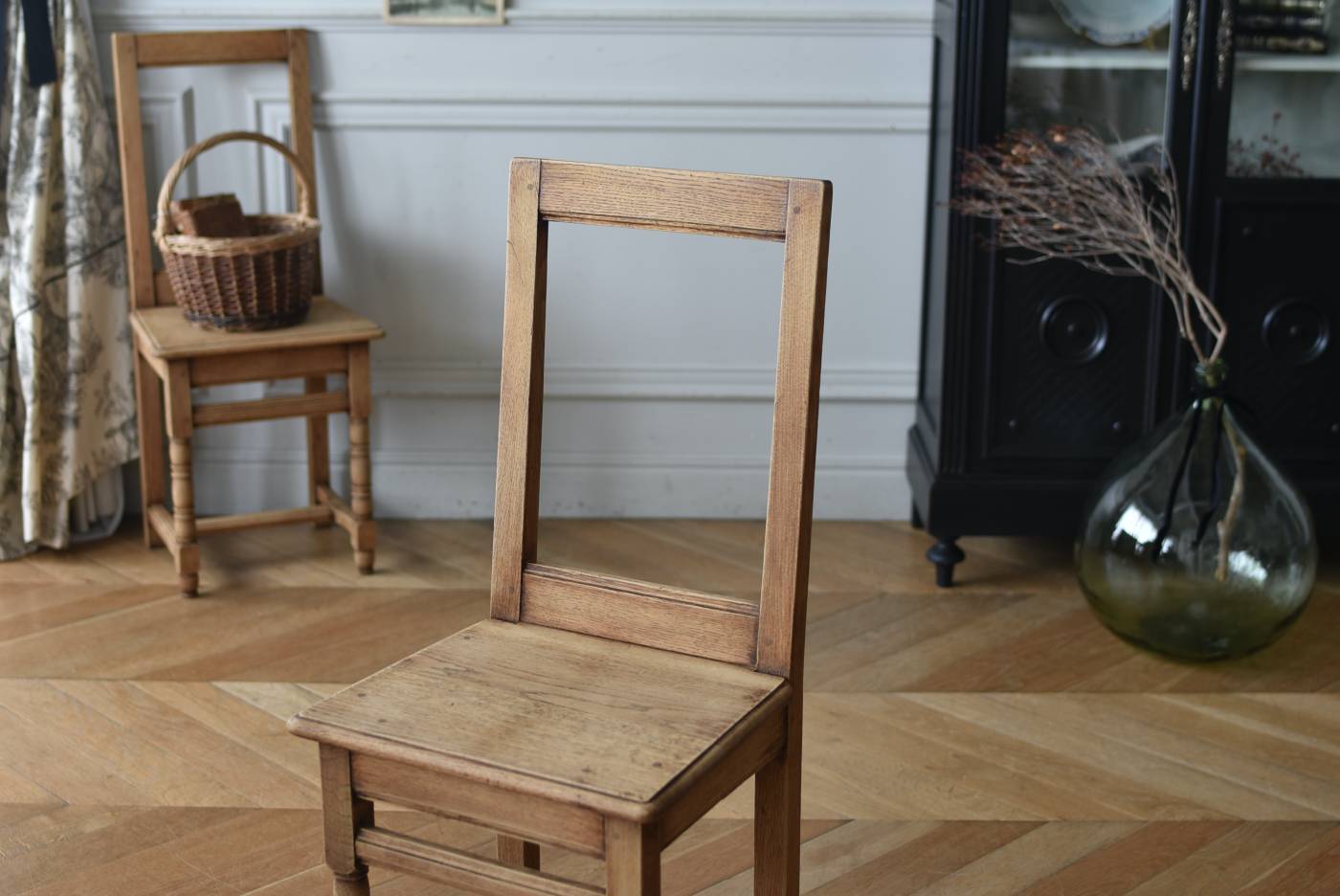 ロレーヌチェア.11 フランスアンティーク家具 小椅子 剥離家具