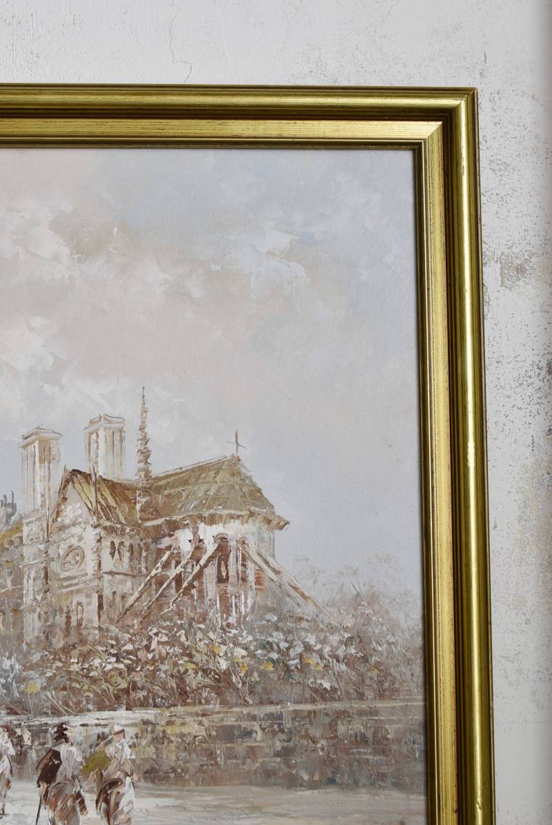 絵画入りフレーム.14 フランスアンティークインテリア 油絵 ウォール